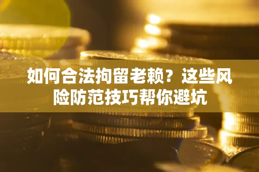 武汉如何合法拘留老赖?这些风险防范技巧帮你避坑 武汉如何合法拘留老赖?这些风险防范技巧帮你避坑